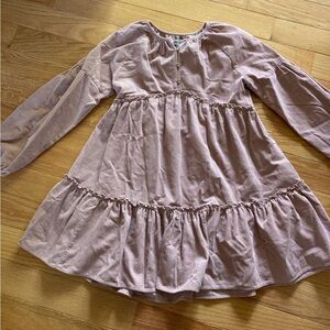 Zara pink corduroy dress